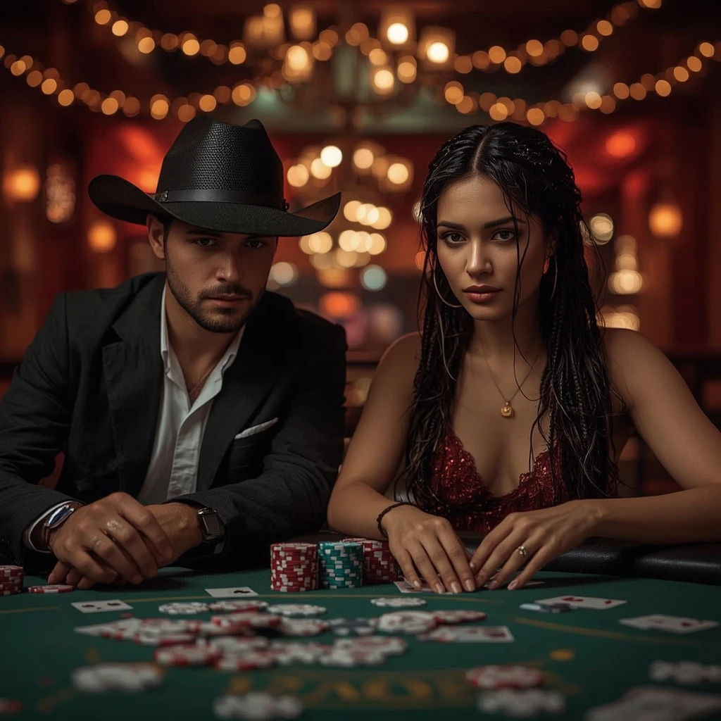 foto di due giocatori di poker Spicy Casino